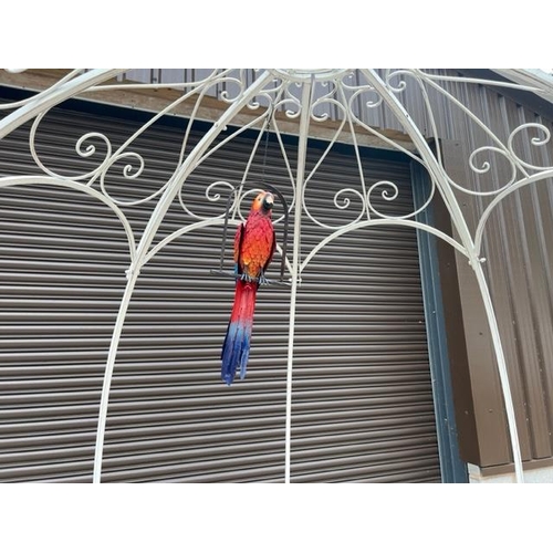 85 - NEW DECORATIVE LARGE 90CM HANGING PARROT - RED