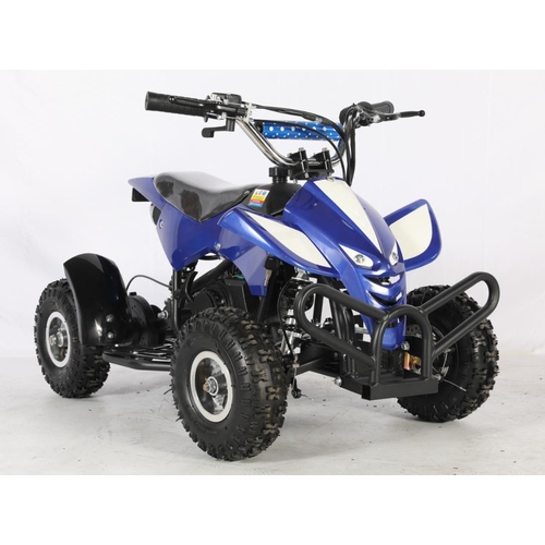 5 - NEW BLUE 49CC 2 STROKE BLUE QUAD BIKE