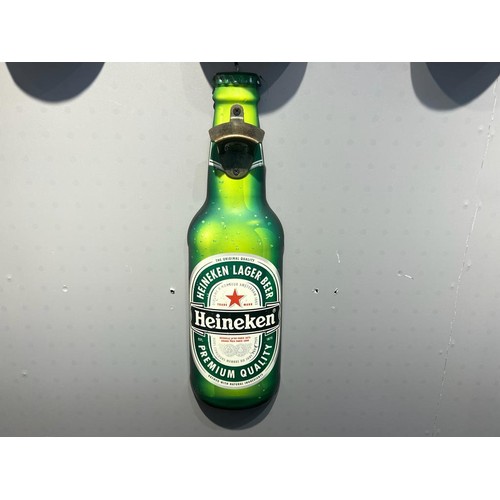 146 - LARGE HEINEKEN BOTTLE OPENER/WALL SIGN (45CM)