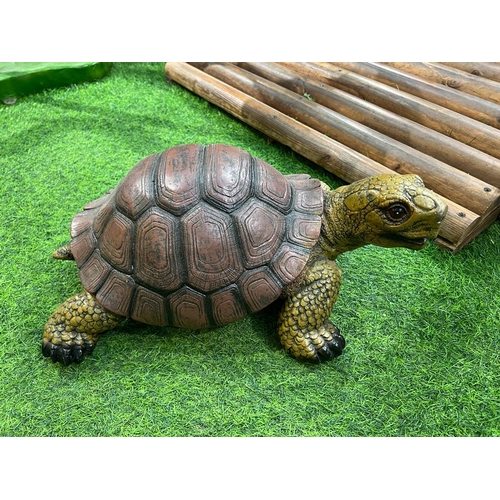 39 - NEW LARGE TORTOISE STATUE APPROX 50CM