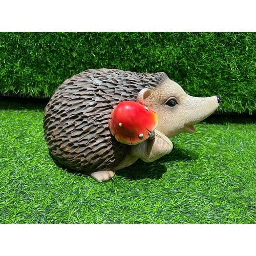 40 - NEW SMALL HEDGEHOG STATUE APPROX 30CM TALL