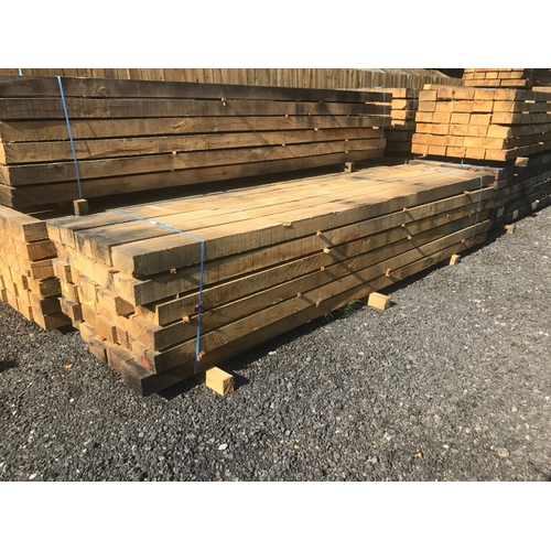 174 - PACK OF 30 X 4.0M LONG 8 X 4 INCH OAK BEAMS
