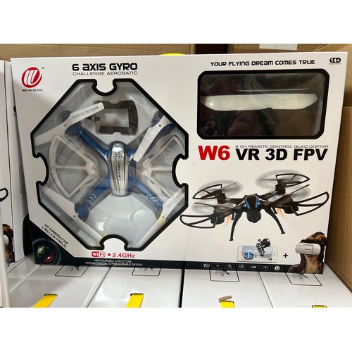 168 - 1 X BOXED NEW VR HEADSET WIFI CONTROL LED SMART DRONE