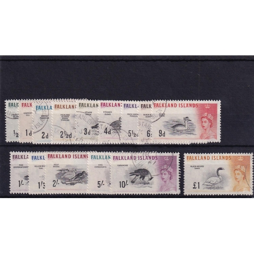 120 - 1960 Bird defin set VFU SG193/207.  (15).