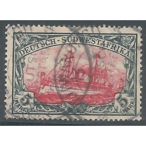 147 - 1900/13 Yachts on pages with values to 5mk (32) many with fine readable cancels not 1mk wmked, 2nd n... 