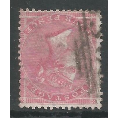 201 - 1856 Inverted Watermark 4d SG64wi FU, clear profile few nibbled perfs Cat £1200, sound.