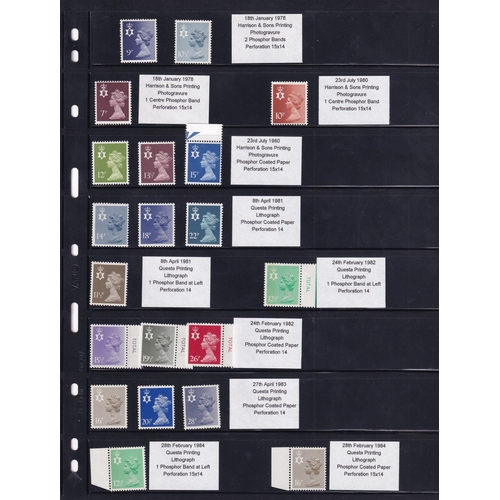 266 - 1958/2018 REGIONALS NORTHERN IRELAND comprehensive collection of UM 195+ stamps + 24 Ms or sheetlets... 