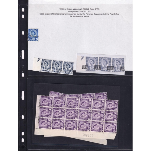 269 - 1958/69 WALES Defin issue - Pre decimal, a very good study of UM with blocks and varieties Inc many ... 