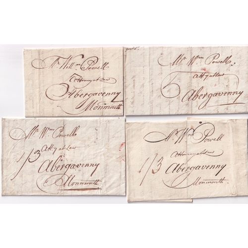 298 - 1785/89 A marvellous group of four entires in superb condition all written from the doctors commons ... 