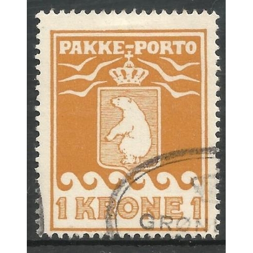 320 - 1937 Parcel post stamps polar bear set of 4 fu. Facit P13/17.