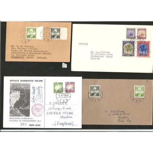 321 - Postal History 1950/63 better frankings, diff pmks (5)