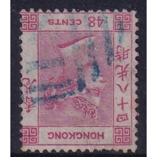 324 - 1865 INVERTED WATERMARK 48c SG 17w fu.