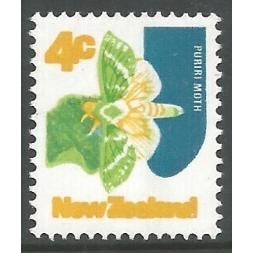 416 - 1973 Error 4c Moth Purple-Brown colour omitted SG1011b, fresh UM.