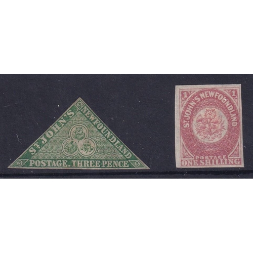 421 - 1860 Classics fresh mint with good margins 3d SG11 and 1- SG23 (2)