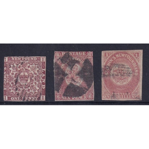 422 - 1862 Classics, a used trio 1d SG16, 6d SG20 (interesting cancel) 1/- SG23 good lookers, small faults... 