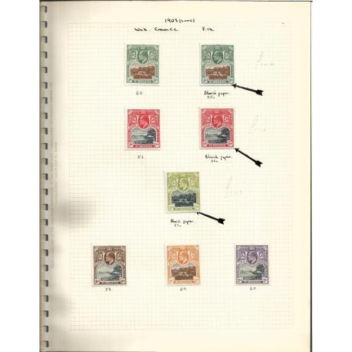 469 - 1903 Edward Pictorials Set to 2/- (8) Inc. ½d, 1d, 2d Bluish papers (not common), fresh mint.