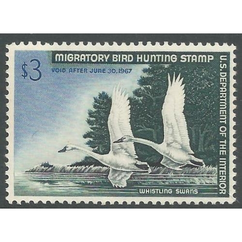 547 - 1964/69 Hunting Stamps.  The set of six for each year Scott RW31 - RW36, unmounted mint.  Very fine.