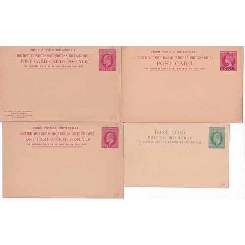 61 - POSTAL STATIONERY  Unused QV (12) inc. 5c on 1½d, 2c on 3c, with Reply Card still attached, 2c with ... 