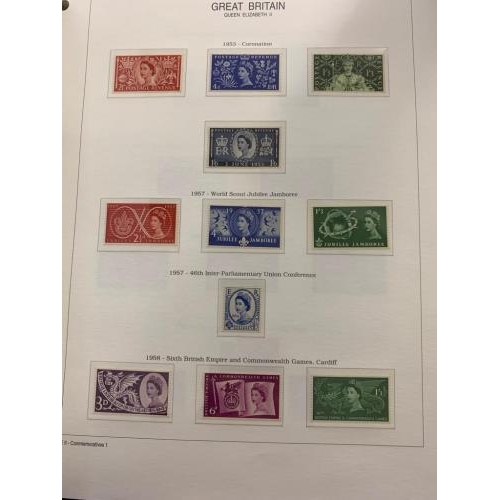 175 - A SET OF TWO  expensive boxed Royal Mail hingeless stamp albums for QEII. 1953/89 featuring comprehe... 