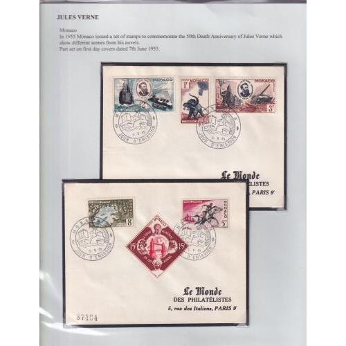26 - JULES VERNE (Author) Incredible 140 page exhibit. displayed to exhibition standard, with each page d... 