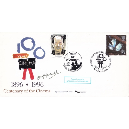 10 - Arts autographed 1996 Cinema illustrated fdc's (8) inc Christopher Lee ltd to 30 covers. Edward Wood... 