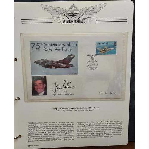 11 - Aviation heritage collection in 5 albums on extensive collection of stamps, MS, sheetlets and cover ... 