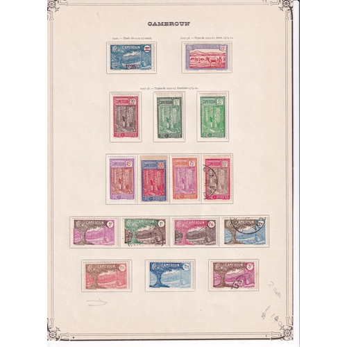 127 - CAMEROUN - Oldtime mostly mint collection of 200 different issues 1916/56 featuring a good range of ... 