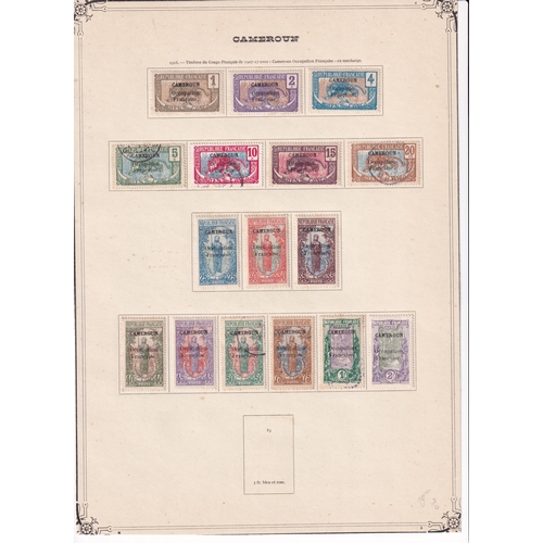 127 - CAMEROUN - Oldtime mostly mint collection of 200 different issues 1916/56 featuring a good range of ... 