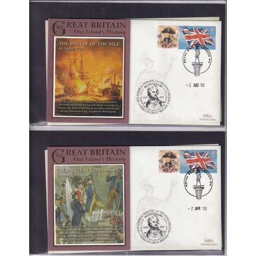 47 - Horatio Nelson collection of illustrated covers 125+ 2005/2010 