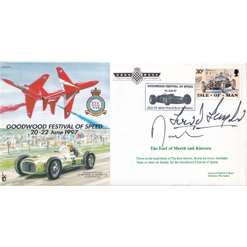 52 - MOTOR SPORT collection of covers (26) Inc. autographed (14) note Stirling Moss, Murray Walker, O Pan... 