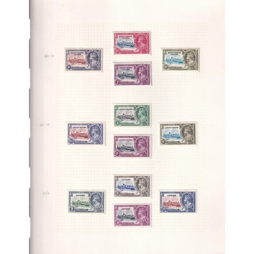 56 - OMNIBUS 1935 Silver Jubilee complete (bar Egypt seal) vfm (249). A very fine set also some interesti... 