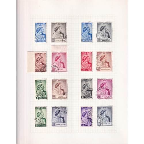 57 - OMNIBUS 1948 Silver Wedding complete (138) vfu. Very difficult to obtain complete fu.