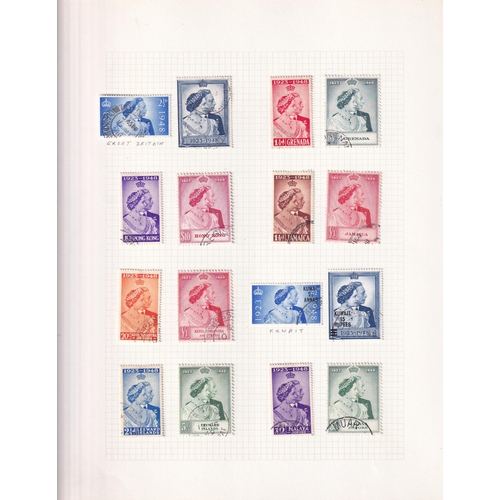 57 - OMNIBUS 1948 Silver Wedding complete (138) vfu. Very difficult to obtain complete fu.