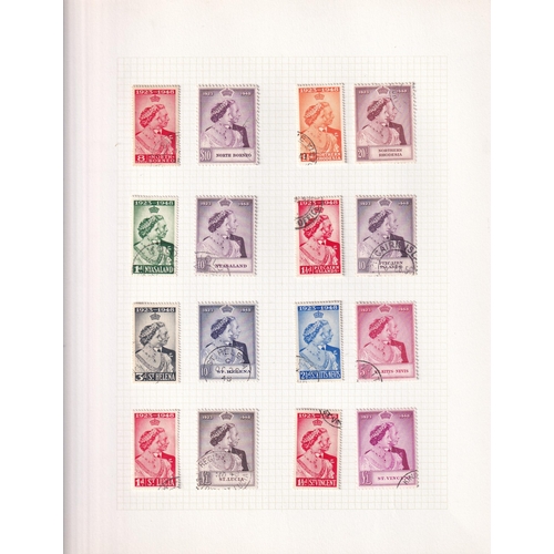 57 - OMNIBUS 1948 Silver Wedding complete (138) vfu. Very difficult to obtain complete fu.