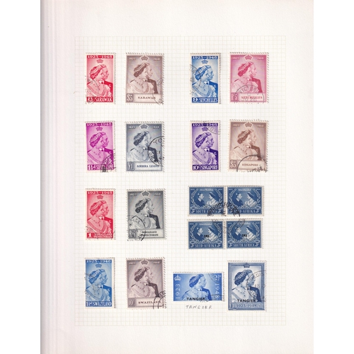 57 - OMNIBUS 1948 Silver Wedding complete (138) vfu. Very difficult to obtain complete fu.