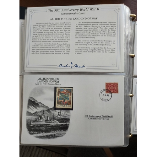 71 - The 50th Anniversary of WWII collection of 60+ covers, plus the history of aviation collection of 95... 