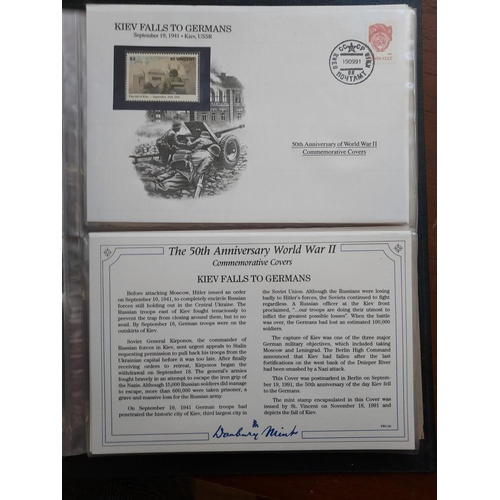 71 - The 50th Anniversary of WWII collection of 60+ covers, plus the history of aviation collection of 95... 