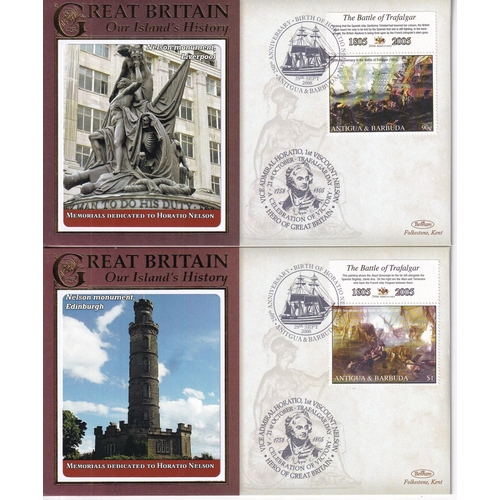 86 - 2005/2015 Nelson/Trafalgar collection of 250+ covers 