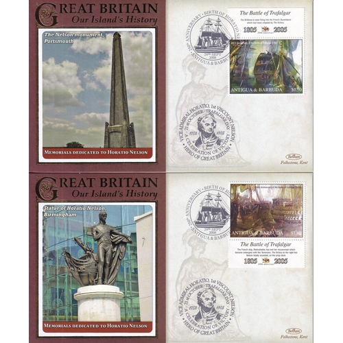 86 - 2005/2015 Nelson/Trafalgar collection of 250+ covers 