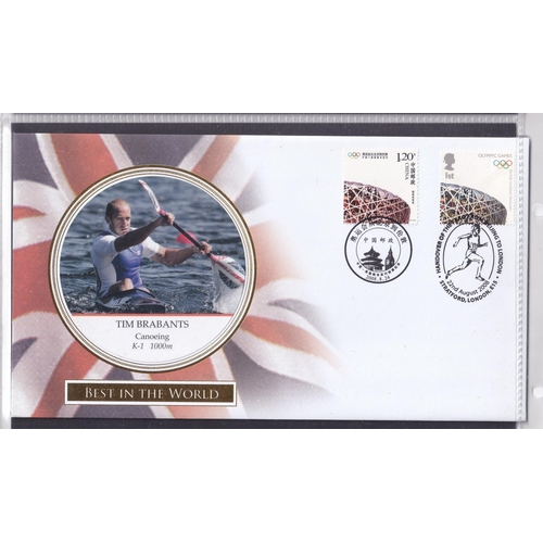 90 - 2008 Olympic collection of covers (25) mainly British participant illustrated covers (17) Best in Th... 