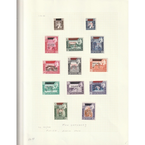 36 - 1942/63 States complete sets VFM Cat. £375+ comprehensive collection of 9 different defin sets on pa... 
