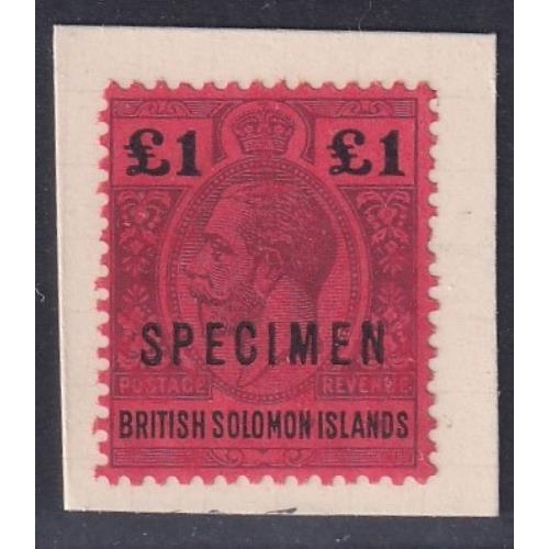 105 - BOTH KGV SETS Overprinted SPECIMEN Fresh mint affixed to original archive pieces.  Excellent colours... 