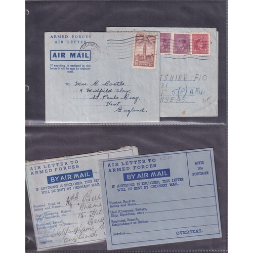 121 - Airletters/Aerogrammes fine collection of over 140 mostly diff. Good KGVI contents, 1953 Royal visit... 