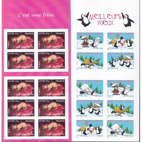 165 - STAMP BOOKLETS Cat. £950+ 1985/2005 very fine lot of 40 different fresh UM.  High face value.