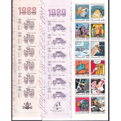 165 - STAMP BOOKLETS Cat. £950+ 1985/2005 very fine lot of 40 different fresh UM.  High face value.