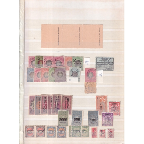 178 - REVENUES & other back of the book. Oldtime selection on stockpages (approx 250 items) inc mint se-te... 