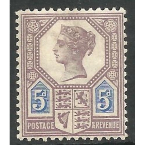 214 - Jubilee 5d Die 1 NHM (UM).  Exceptional stamp SG207.