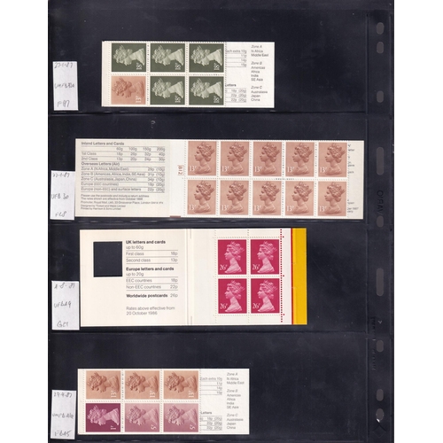 215 - SEMI SPECIALISED Collection of 130 different Booklets on Hagners with catalogue details, majority UM... 