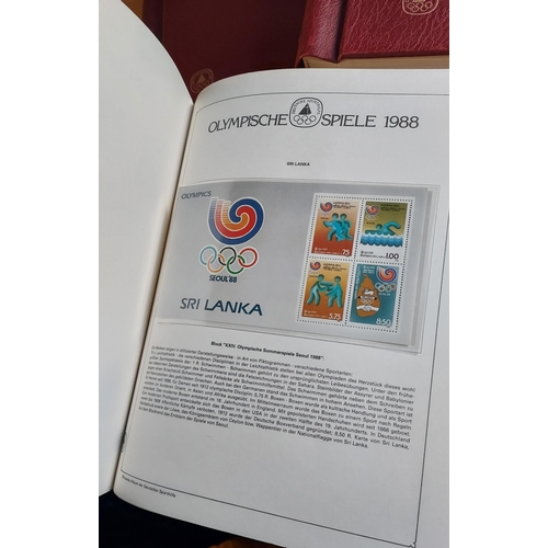 28 - OLYMPIC GAMES - 1988  -  SEOUL - The substantial collection of UM (NHM) stamps and MS housed in Four... 