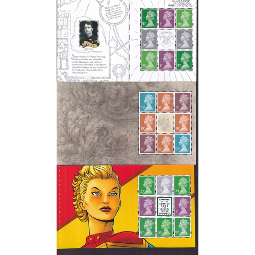 289 - FACE VALUES £110.  A fine lot of 28 different Prestige Booklet Panes featuring defins. Only found in... 